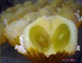 Brigadeiro branco com  uva